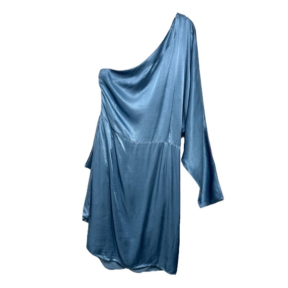 ELLIATT Saronic One-shoulder Dress in Blue XL - Picture 6 of 8